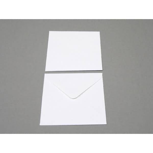 Briefumschläge 111x111mm 90g/qm gummiert VE=100 Stück weiß