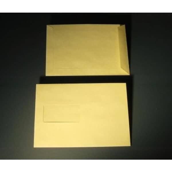 Versandtaschen C5 90g/qm gummiert Fenster VE=500 Stück braun