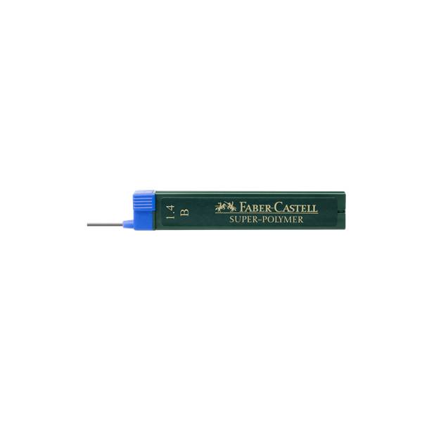 FABER-CASTELL Super-Polymer - Bleistiftmine - Superpolymer - B - 1.4 mm (Packung mit 6)