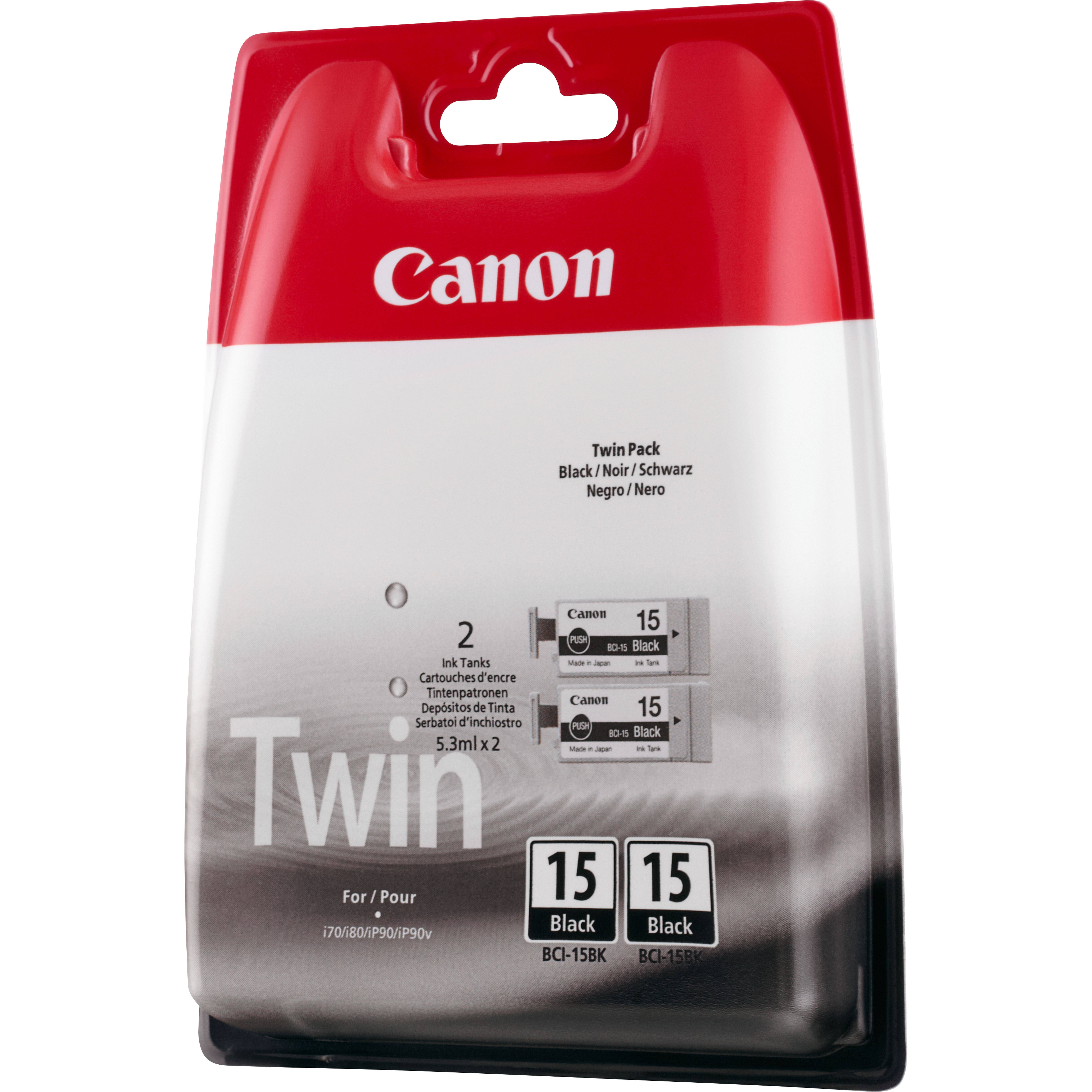 Canon BCI-15 - 2er-Pack - Schwarz - original