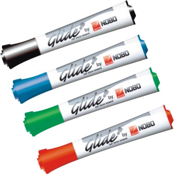 Whiteboardmarker Glide 4 Farben sortiert