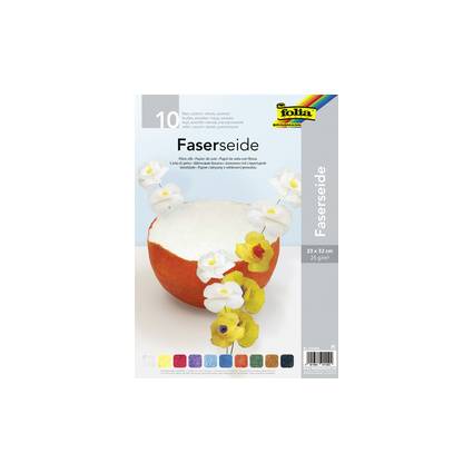 folia Strohseide, 230 x 320 mm, 25 g/qm, farbig sortiert