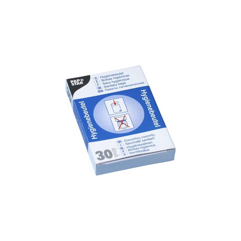 STARPAK PE-Hygienebeutel, unbedruckt, weiß