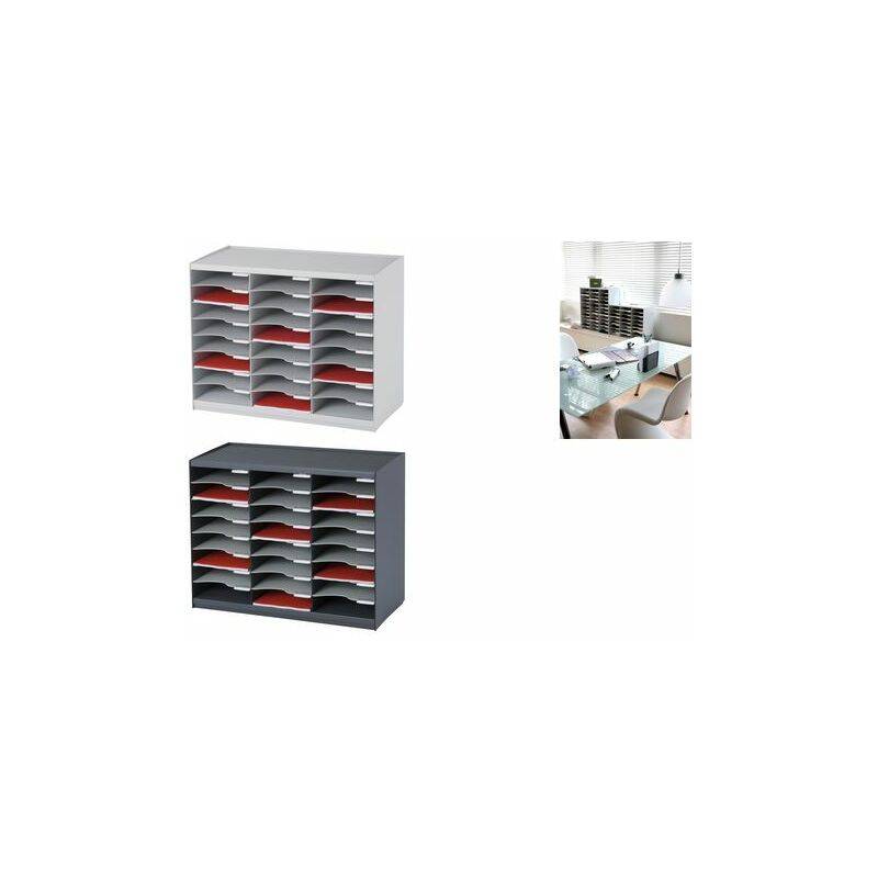 PAPERFLOW Sortierstation, 24 Fächer, schwarz