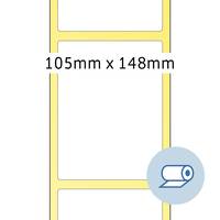 HERMA Rollenetiketten Thermotransfer 105x148,5 mm weiß Papier seidenmatt 1000 St., Weiß, Deutschland, 105 mm, 148,5 mm, 1000 Stück(e)
