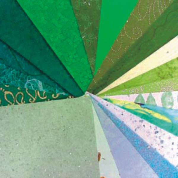 Bastelpapier A4 20 Bogen grün sortiert