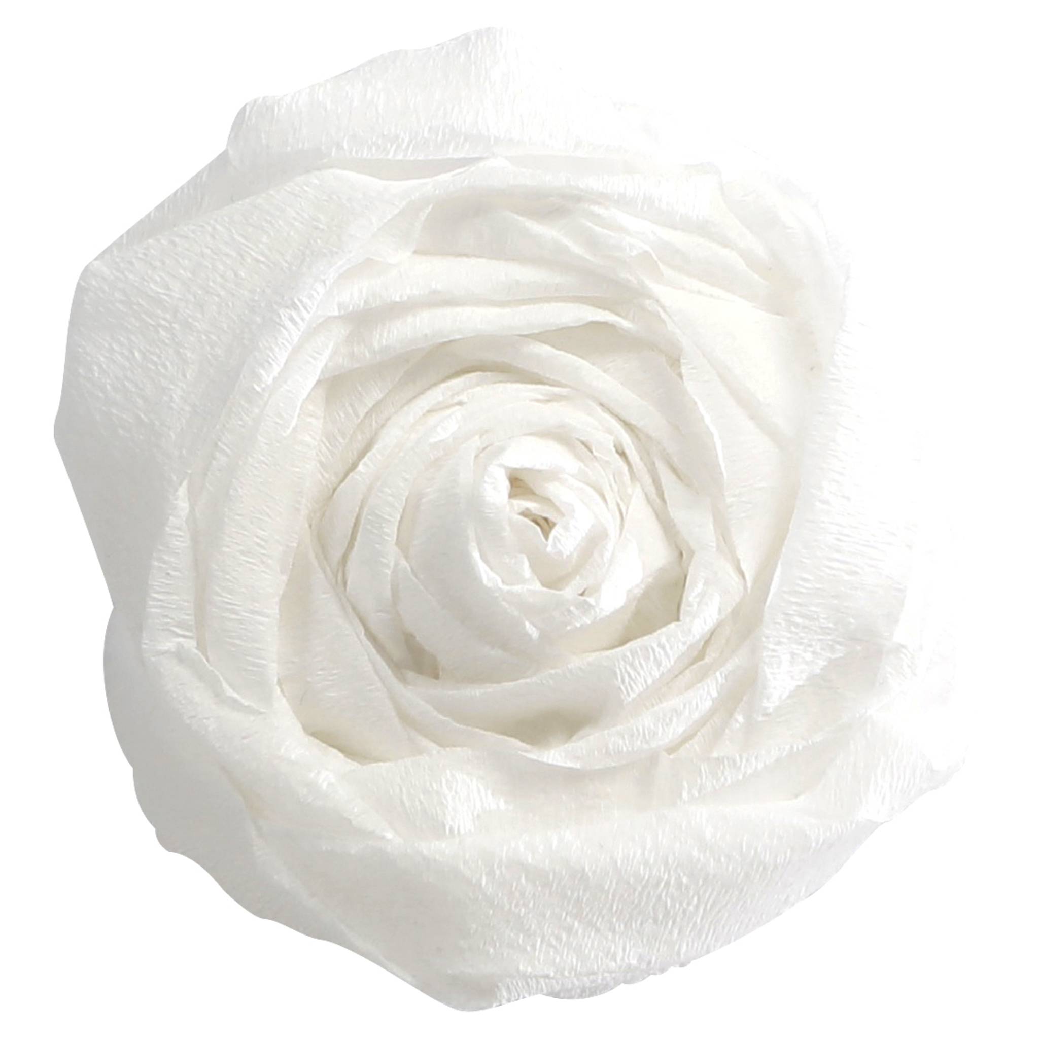 Clairefontaine Krepppapier, Pack. 10 Bogen gefaltet 2mx0,50m Weiß 901001C