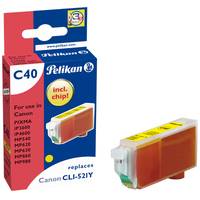 Pelikan C40 - Gelb - kompatibel - Tintenpatrone (Alternative zu: Canon CLI-521Y)