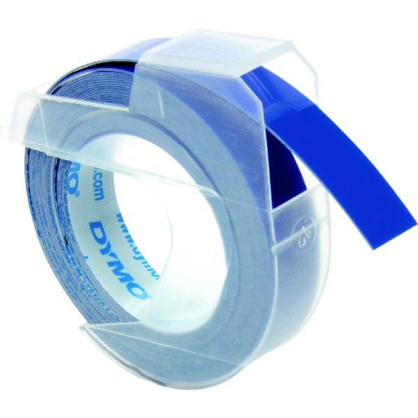 Prägeband 9mm x 3m blau