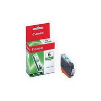 Canon-Druckerpatronen in Einzelhandelsverpackung, mit einer schwarzen Patrone neben der Schachtel abgebildet.