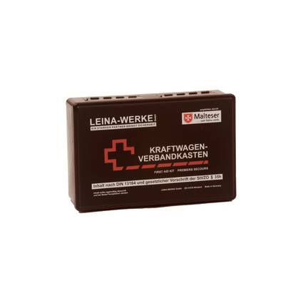 Leina KFZ-Verbandkasten Standard, Inhalt DIN 13164, schwarz