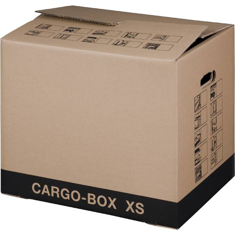 SMARTBOXPRO Umzugskarton "CARGO-BOX XS", braun