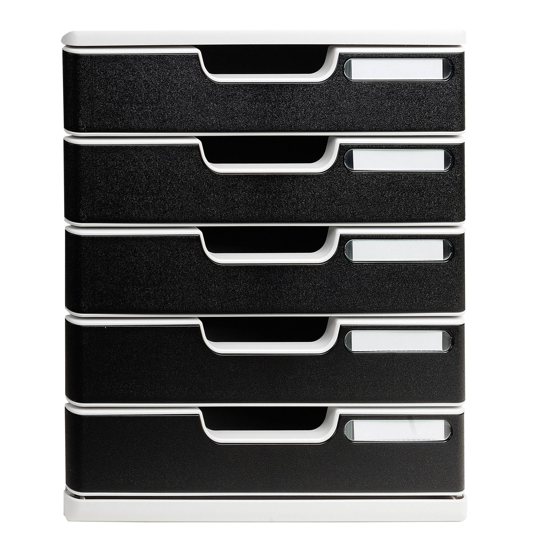 Exacompta Modulo A4, 5 geschlossene Schubladen, Office - Schwarz - 301014D