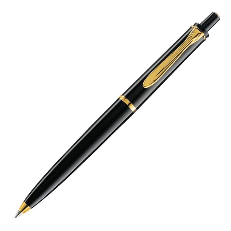 Pelikan K 200, Schwarz, Gold, Harz, Beidhändig, 1 Stück(e)
