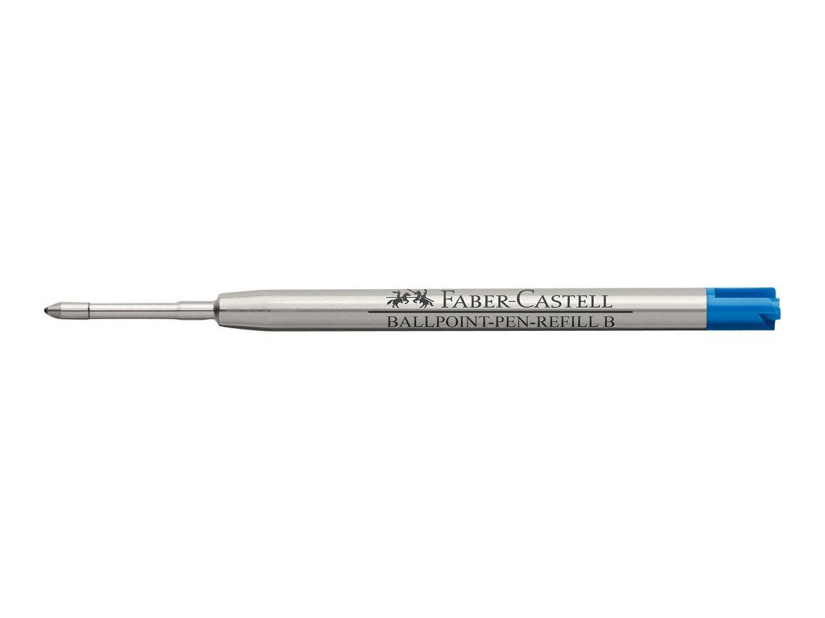 FABER-CASTELL Nachfüllpatrone - Blau - 0.6 mm - breit (Packung mit 10)