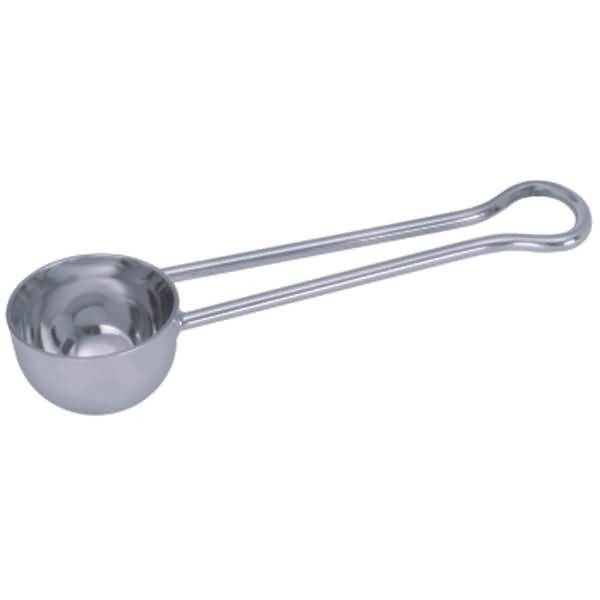 Kaffeportionierer Edelstahl silber