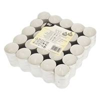 Papstar 13302, Rund, Weiß, 4,5 h, 100 Stück(e)