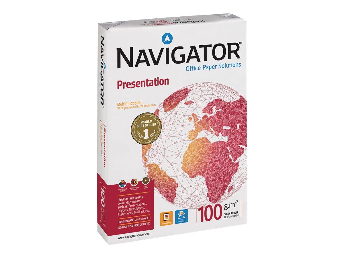 Navigator Presentation - 120 Mikron - weiß - A4 (210 x 297 mm)