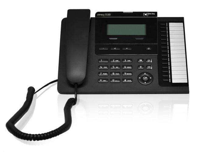 elmeg S530 - Digitaltelefon - Schwarz