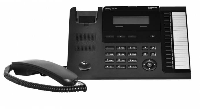 elmeg S530 - Digitaltelefon - Schwarz