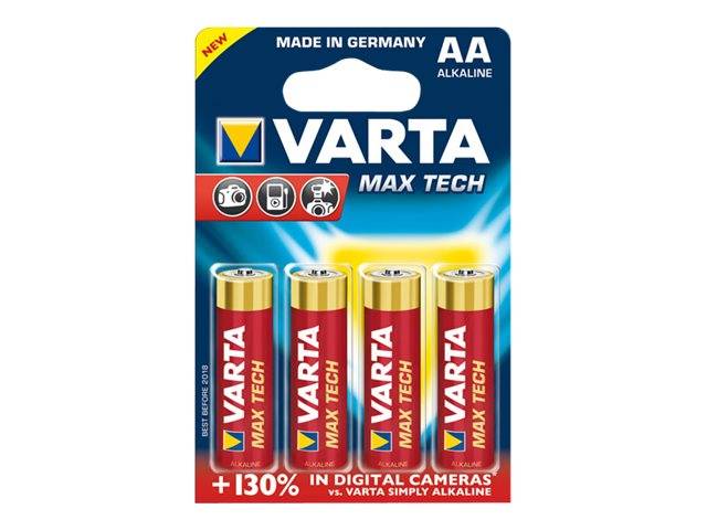 Varta Max Tech 04706 - Batterie 4 x AA-Typ