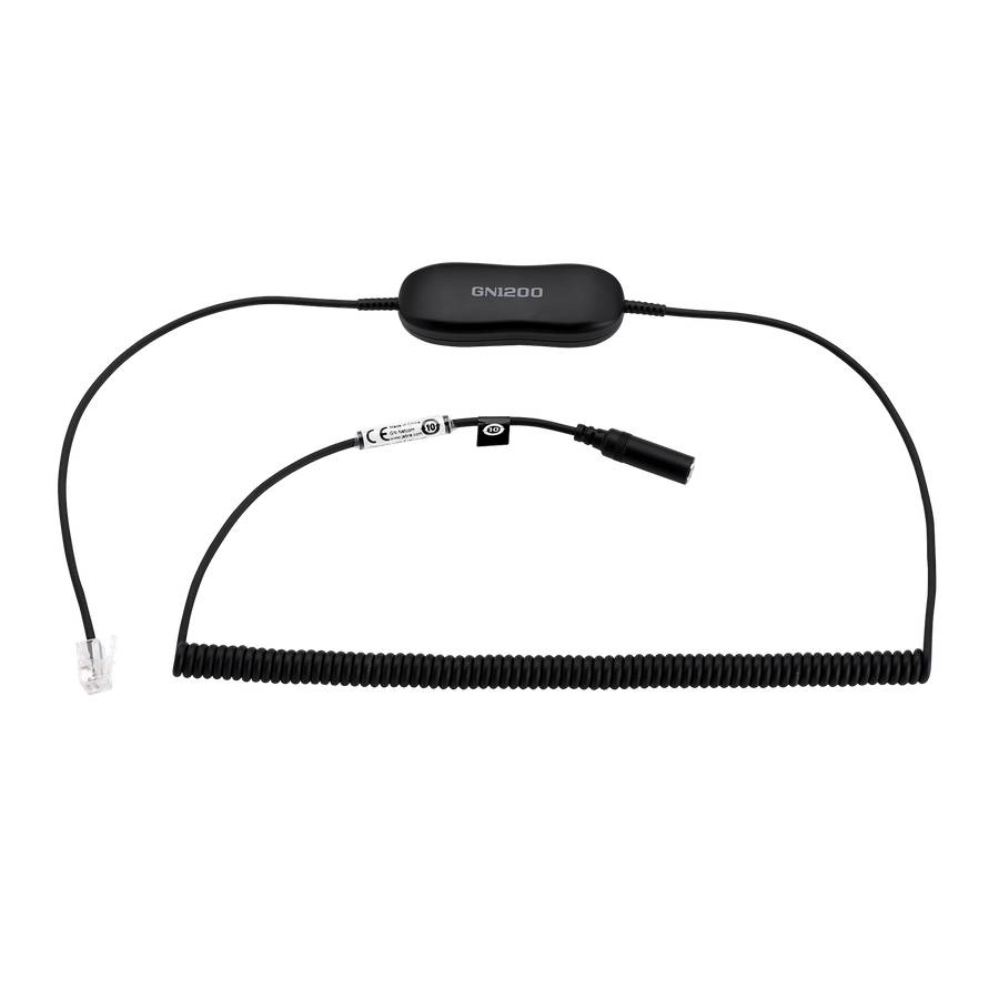 Jabra GN1200 - Headsetadapter - RJ-9 männlich zu Mini-Stecker weiblich