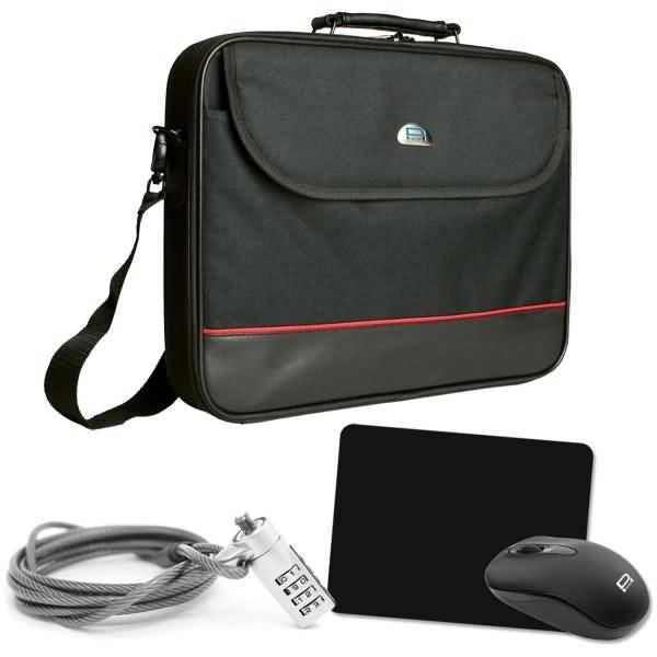 PEDEA Laptop Starterset Trendline 43,9cm (17,3-), schwarz