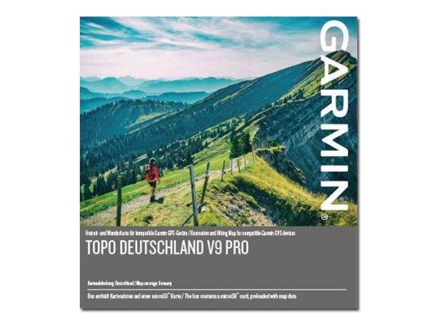 Garmin TOPO Germany Pro - V. 9 - Karten - für Edge 10XX, 520, 530, 830