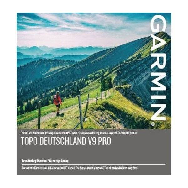 Garmin TOPO Germany Pro - V. 9 - Karten - für Edge 10XX, 520, 530, 830