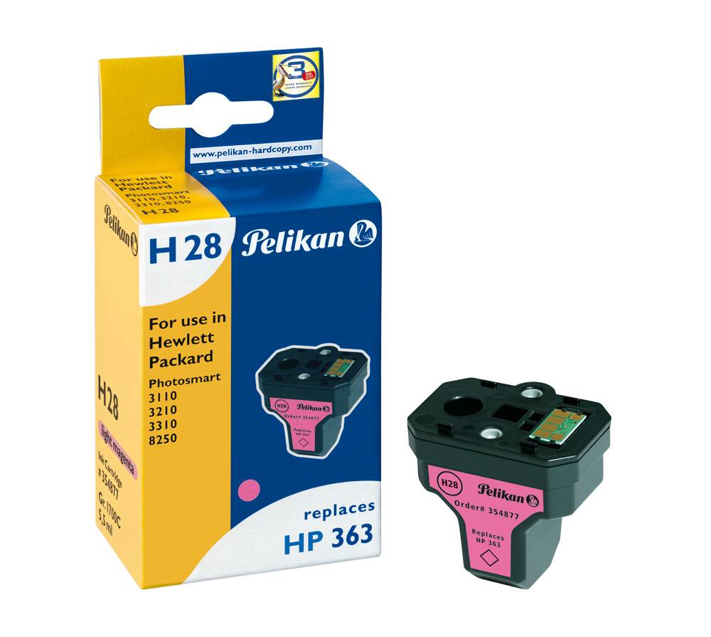 Pelikan H28 - 5.5 ml - Photo Magenta - kompatibel - Tintenpatrone (Alternative zu: HP 363)