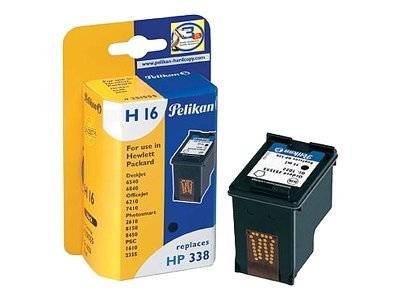 Pelikan H16 - 11 ml - Schwarz - kompatibel - Tintenpatrone (Alternative zu: HP 338)