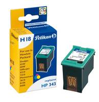 Pelikan H18 - 14 ml - Farbe (Cyan, Magenta, Gelb) - kompatibel - Tintenpatrone (Alternative zu: HP 343)