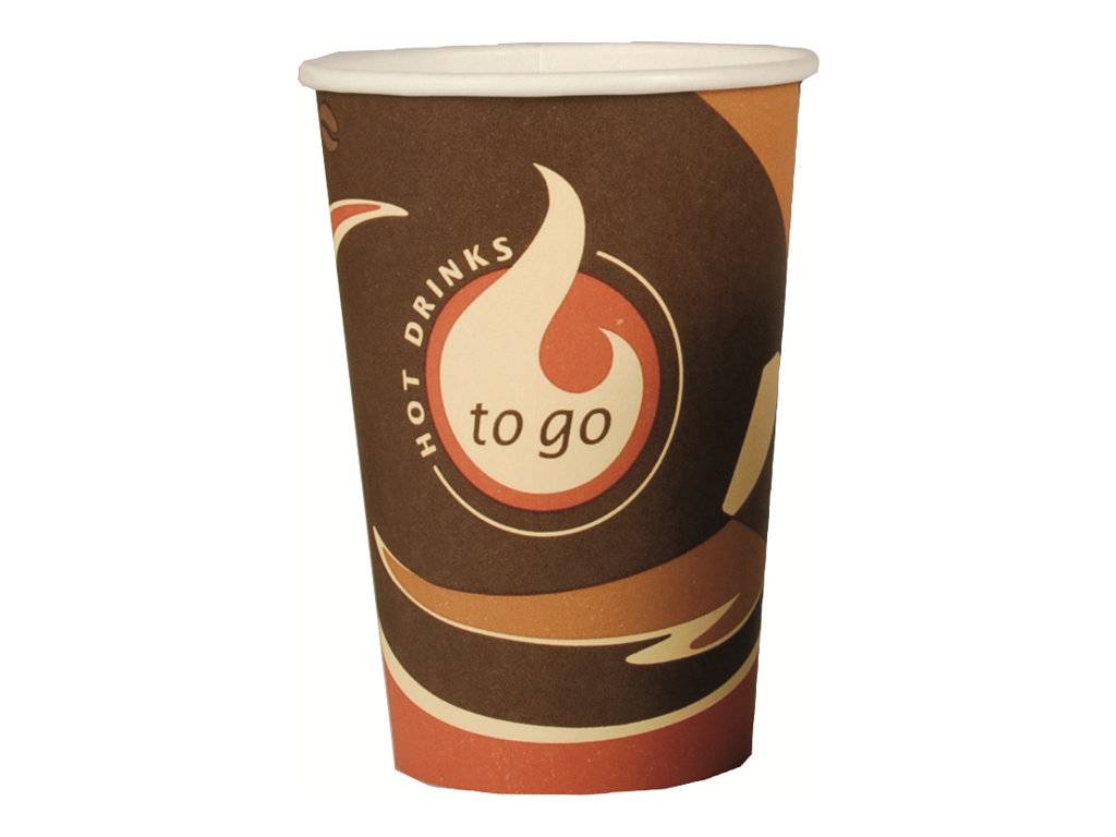 PAPSTAR To Go - Tasse - Grösse 8 cm - Höhe 11.6 cm - 0.3 L - Einweg (Packung mit 50)
