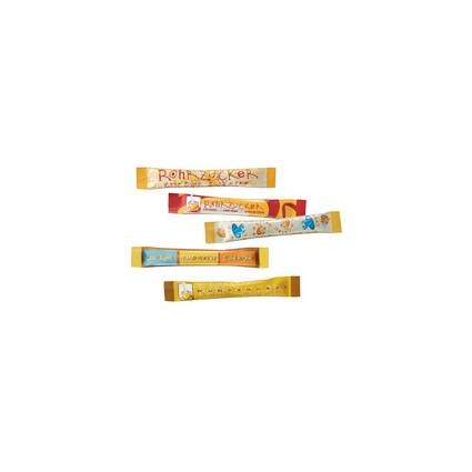 HELLMA Rohrzucker-Sticks, im Displaykarton