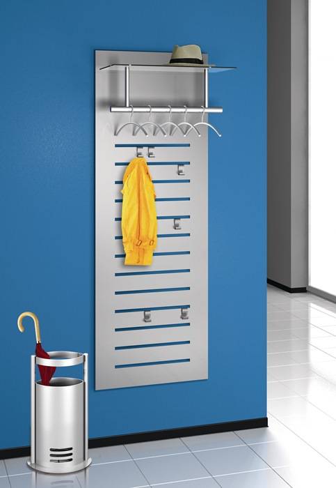 Schirmständer tec-art Höhe 55cm Durchmesser 30cm alusilber
