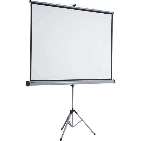 Stativ-Leinwand 150x113,8cm grau