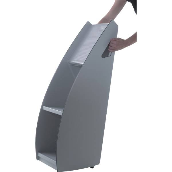 Prospektständer HxBxT 99,4x26,6x37cm Aluminium Kunststoff