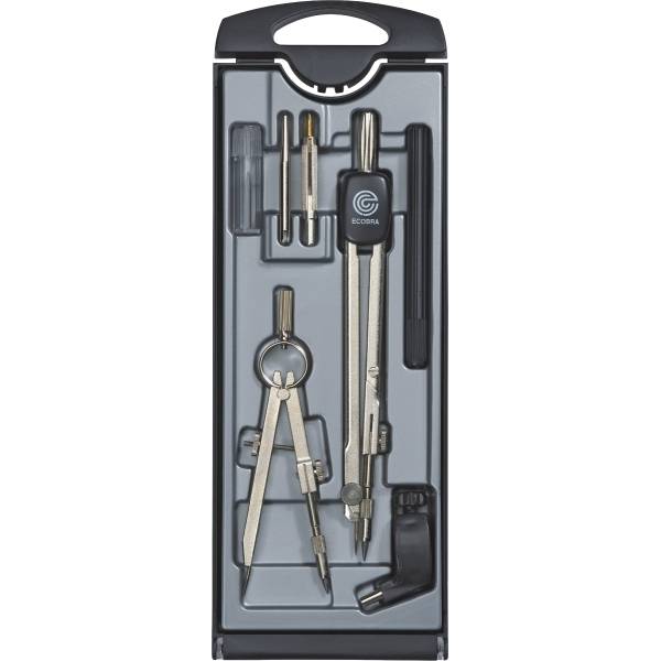 Zirkelbesteck 7-teilig matt vernickelt