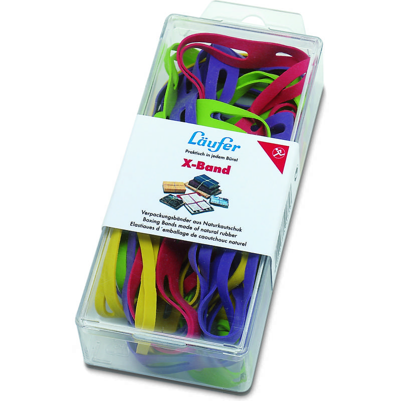 Läufer X-Band in der Dose - 30 g, 100 x 11 mm, bunt sortiert