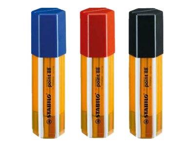 STABILO point 88 - Fineliner - gemischte Farben - 0.4 mm - fein (Packung mit 20)