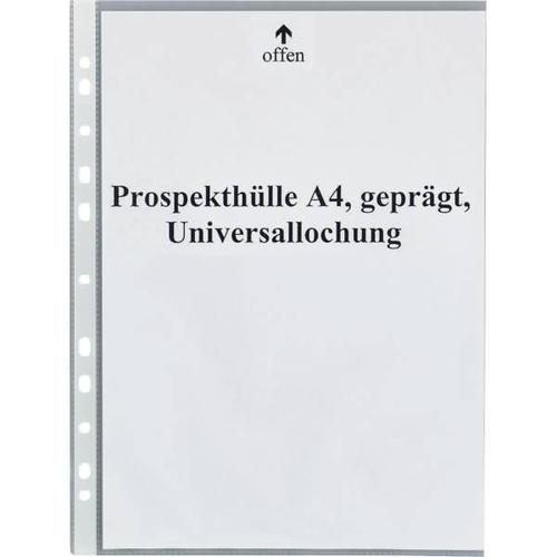 Soennecken Prospekthülle 1502 DIN A4 PP transparent 100 St./Pack.