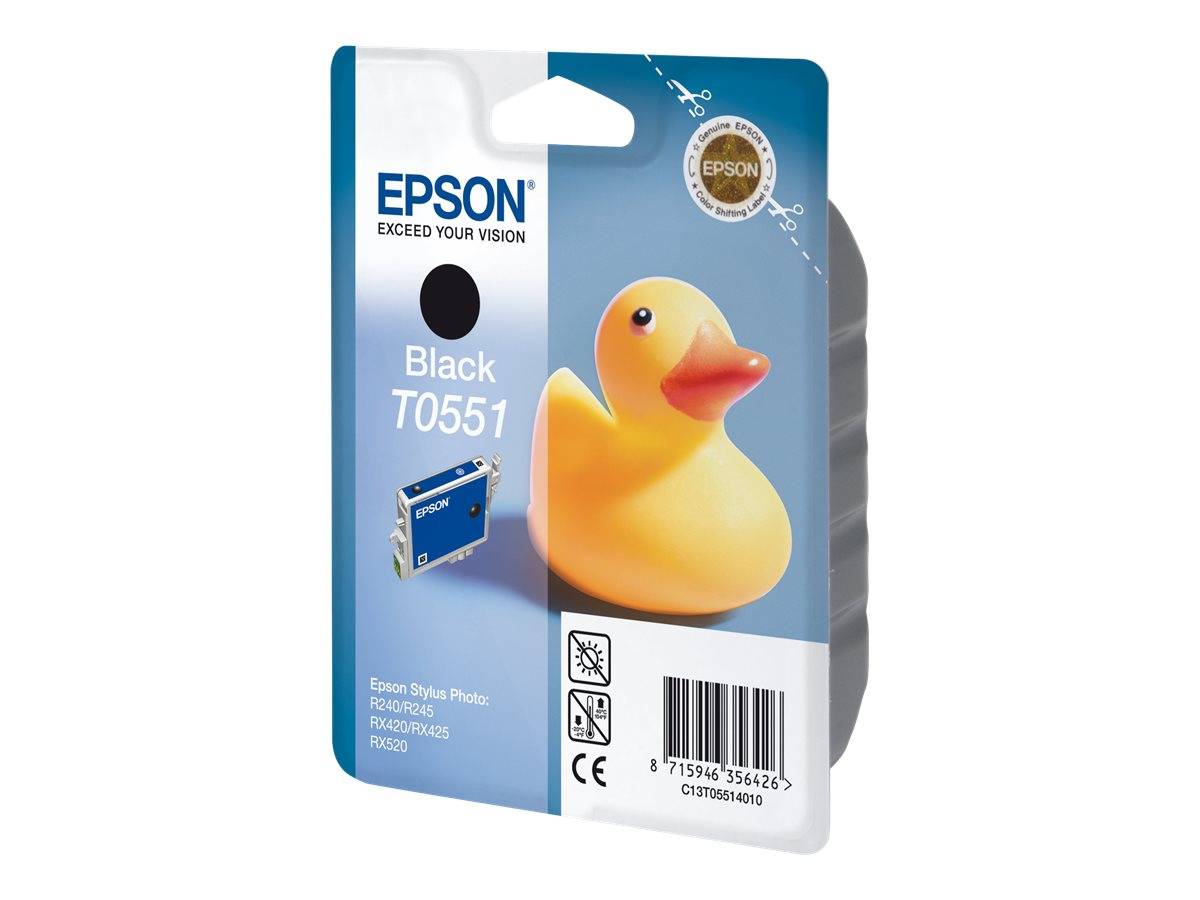 Epson T0551 - 8 ml - Schwarz - Original - Blisterverpackung
