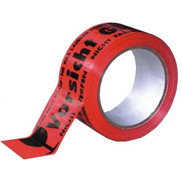 Signalklebeband 50mm x 66m 'Vorsicht Glas'