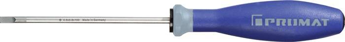 Schraubendreher Schneiden-B.4mm Klingen-L.100mm 3K-Griff Rundkl.PROMAT