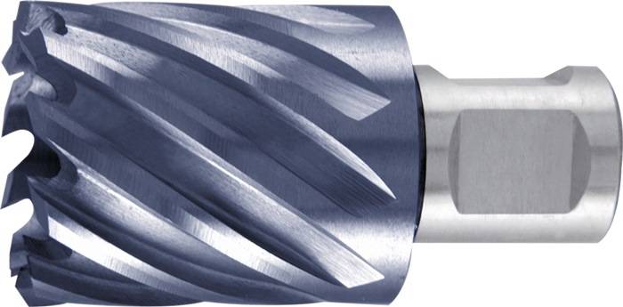 Kernbohrer D.56mm HSS TiAlN Schnitt-T.30mm Weldon RUKO