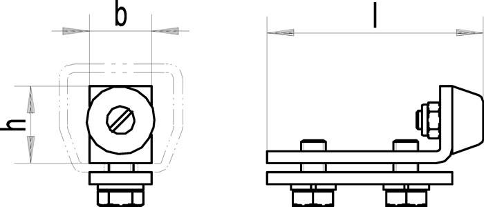 Technische Zeichnung eines Ingenieurteils mit detaillierten Linien und Maßangaben, aus verschiedenen Perspektiven betrachtet.