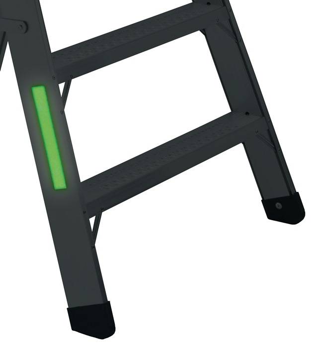 Arbeitspodest Alu.Stufen 5 eins.begehbar H.1080 mm klappbar