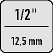 Steckschlüsseleinsatz 54 1/2 Zoll Innen-6-kant SW 7mm L.60mm STAHLWILLE