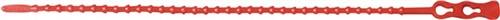 Kabelbinder Click Tie® L.240mm B.3,8mm PA rot,RAL 3000 100St./Btl.SAPI SELCO