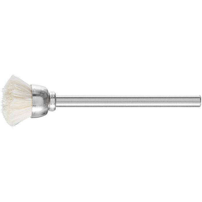 Topfbürste - PFERD - Bürsten-Ø 15 mm - mit Naturborsten Ziegenhaar - Bezeichnung TBU 1503/3 ZHW - Schaft-Ø 3 mm - VE 10 Stück - Preis per VE